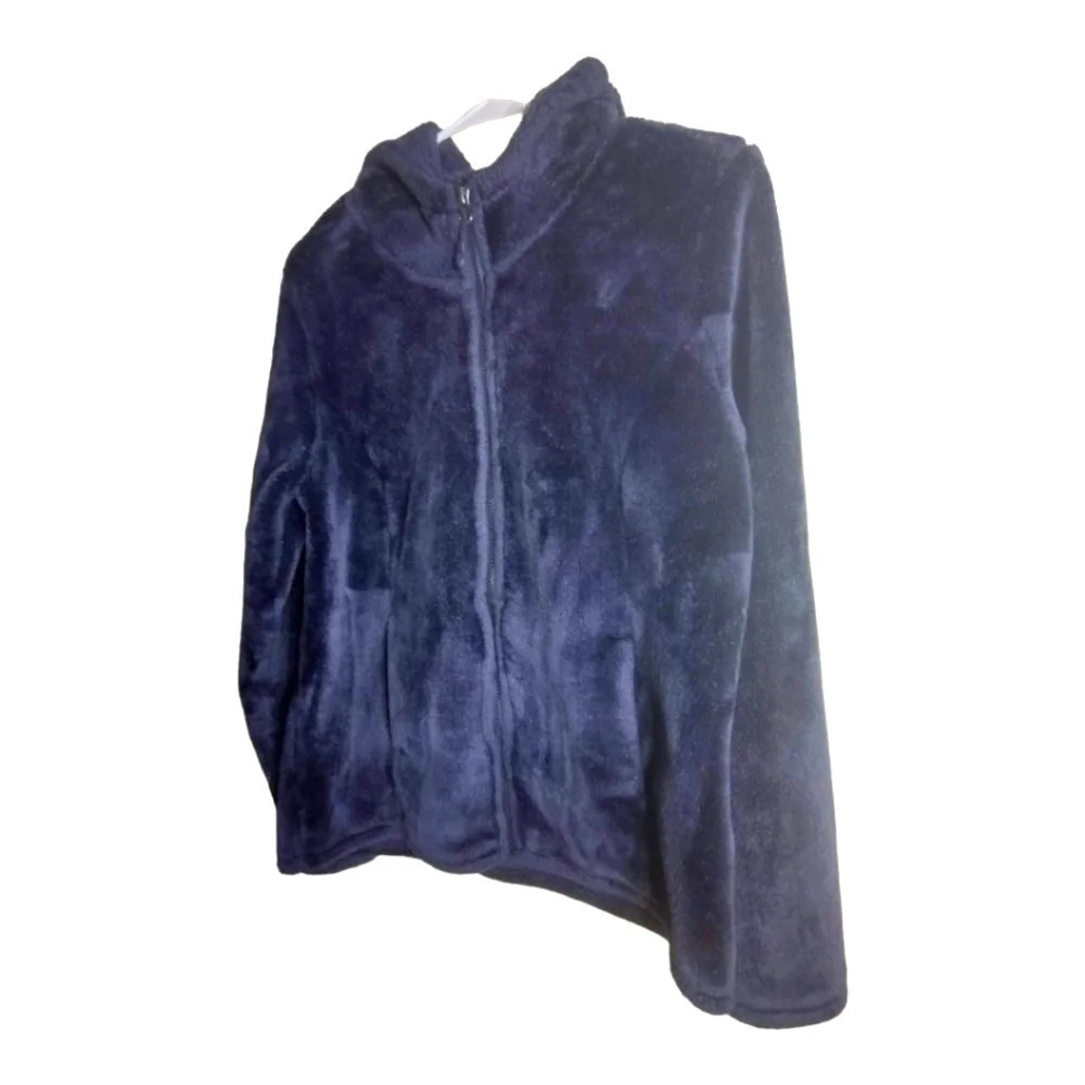 Sold32° Heat Super Soft Plush Blue Hooded Women's Jacket. Size M. P10​​​​​​